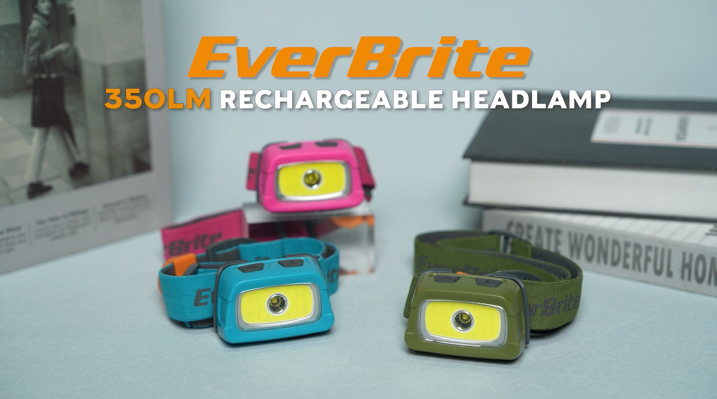 Amazon.com: EverBrite Rechargeable Headlamp 350 Lumens, Red Green
